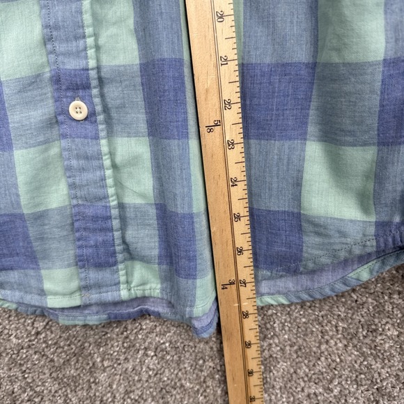 Faherty Long Sleeve Button Down Shirt Men's‎ Small Check Double Layer - Picture 4 of 8